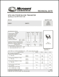 Click here to download 2N5672 Datasheet