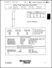 Click here to download UF305 Datasheet