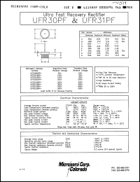 Click here to download UFR3130PFR Datasheet