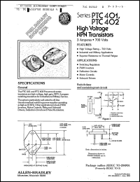 Click here to download PTC402 Datasheet