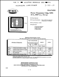 Click here to download TSA71555 Datasheet