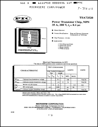 Click here to download TSA73520 Datasheet