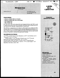 Click here to download 1.2KE160A Datasheet