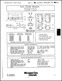 Click here to download TDM15008D Datasheet