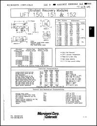 Click here to download UFT15140D Datasheet