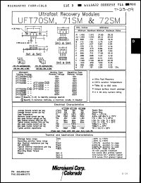 Click here to download UFT7120SM4D Datasheet