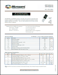 Click here to download ARF460A Datasheet