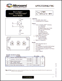 Click here to download APTGT225SK170G Datasheet