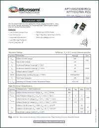 Click here to download APT100GT60B2R Datasheet