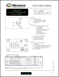 Click here to download APTGT600U120D4G Datasheet