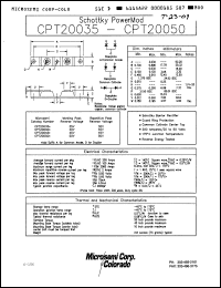 Click here to download CPT20040A Datasheet