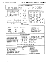 Click here to download CPT40040D Datasheet