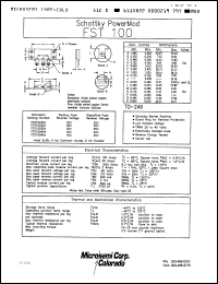 Click here to download FST10025D Datasheet