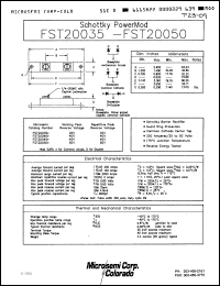Click here to download FST20050A Datasheet