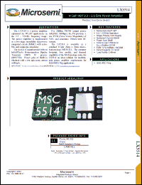 Click here to download LX5514LL Datasheet