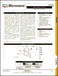 Click here to download LX1992CLM Datasheet