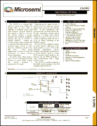 Click here to download LX1992CDU Datasheet