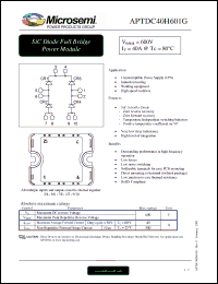 Click here to download APTDC40H601G Datasheet