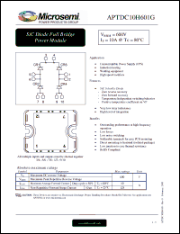 Click here to download APTDC10H601G Datasheet