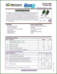 Click here to download APT22F120L Datasheet