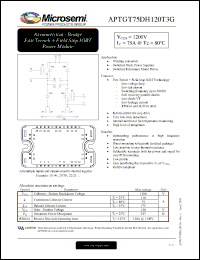Click here to download APTGT75DH120T3G Datasheet