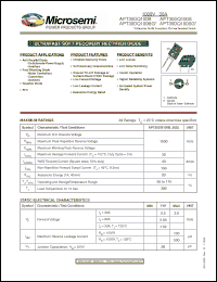 Click here to download APT30DQ100SG Datasheet