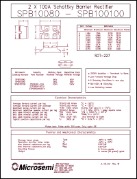 Click here to download SPB10100 Datasheet