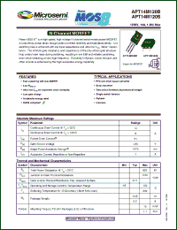 Click here to download APT14M120S Datasheet