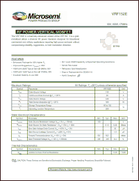 Click here to download VRF152E Datasheet