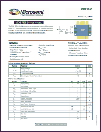 Click here to download DRF1203 Datasheet