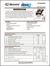 Click here to download APT45M100J Datasheet