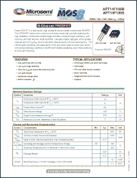 Click here to download APT14F100S Datasheet