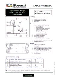 Click here to download APTGT100DH60TG Datasheet