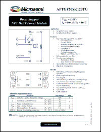 Click here to download APTGF50SK120TG Datasheet