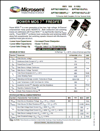 Click here to download APT6010LFLLG Datasheet