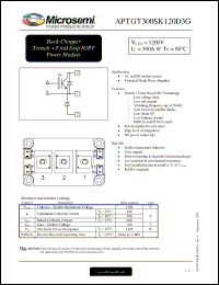 Click here to download APTGT300SK120D3G Datasheet