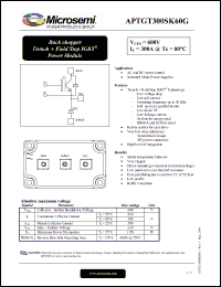 Click here to download APTGT300SK60G Datasheet