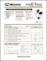 Click here to download APT15DQ120SG Datasheet