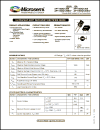 Click here to download APT15DQ120S Datasheet