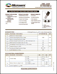Click here to download APT15DQ100BCTG Datasheet