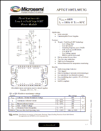Click here to download APTGT100TL60T3G Datasheet