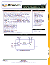 Click here to download LX5551 Datasheet