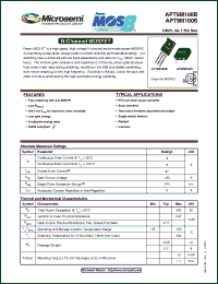 Click here to download APT9M100B Datasheet