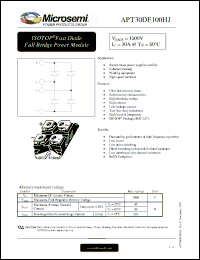 Click here to download APT30DF100HJ Datasheet