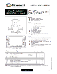 Click here to download APTM120DDA57T3G Datasheet