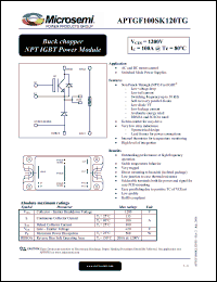 Click here to download APTGF100SK120TG Datasheet