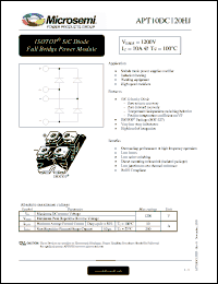Click here to download APT10DC120HJ Datasheet