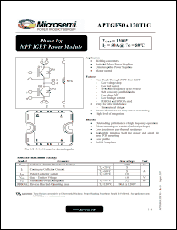 Click here to download APTGF50A120T1G Datasheet
