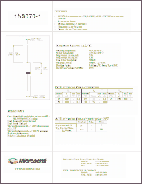 Click here to download 1N3070-1 Datasheet
