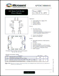 Click here to download APTDC30H601G Datasheet